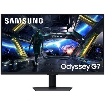 Smart Monitor Gaming Samsung Odyssey G7 G70D S27DG702EU 32'/ 4K/ 1ms/ 144Hz/ IPS/ Multimedia/ Regulable en altura/ Smart TV/ Negro